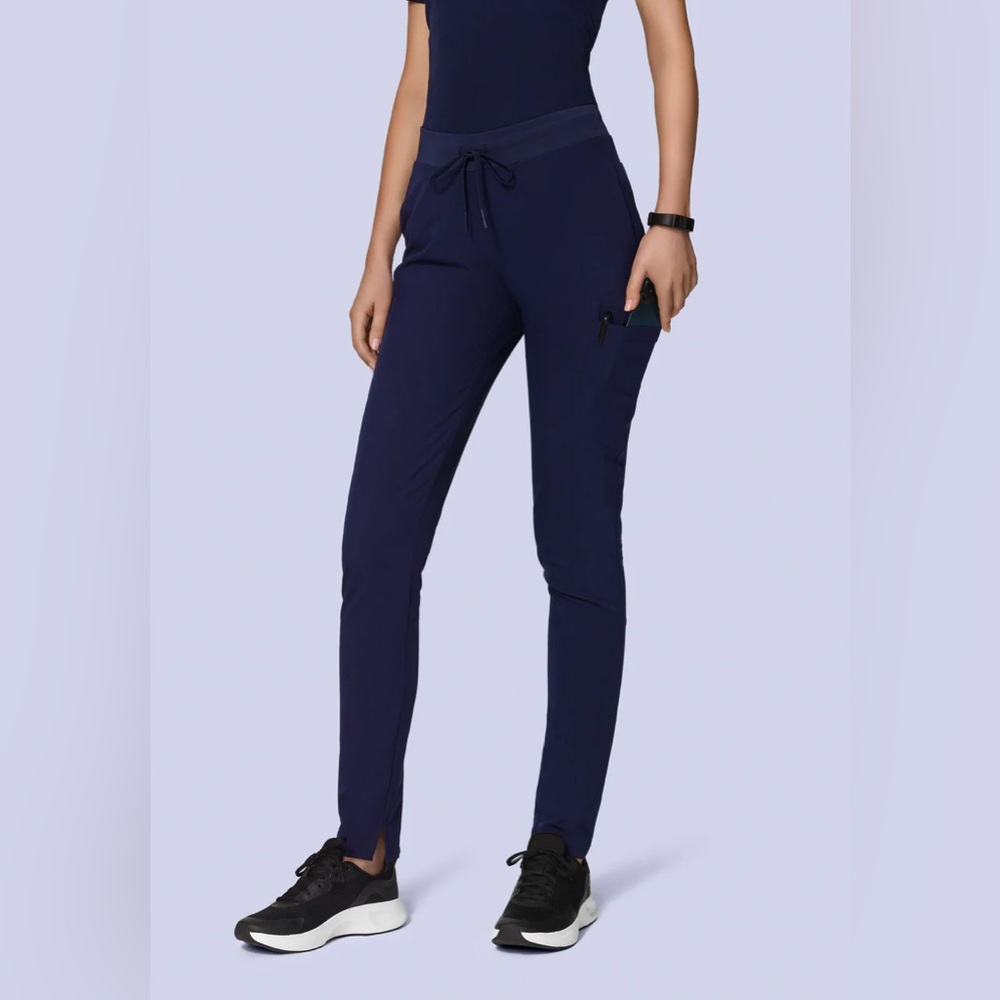 6 Pocket Slim Pants - Navy (XS / Petite)